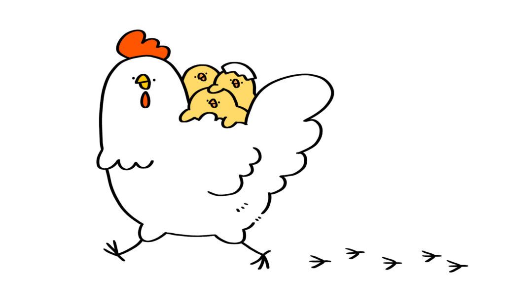 ニワトリさん | トリまみれイラスト